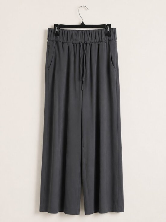 all in motion Pants - All in Motion Active Light High-Rise Wide Leg Pants Charcoal Gray Medium M